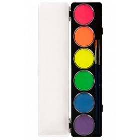 PXP Watermake-up palet a 6 neon kleuren